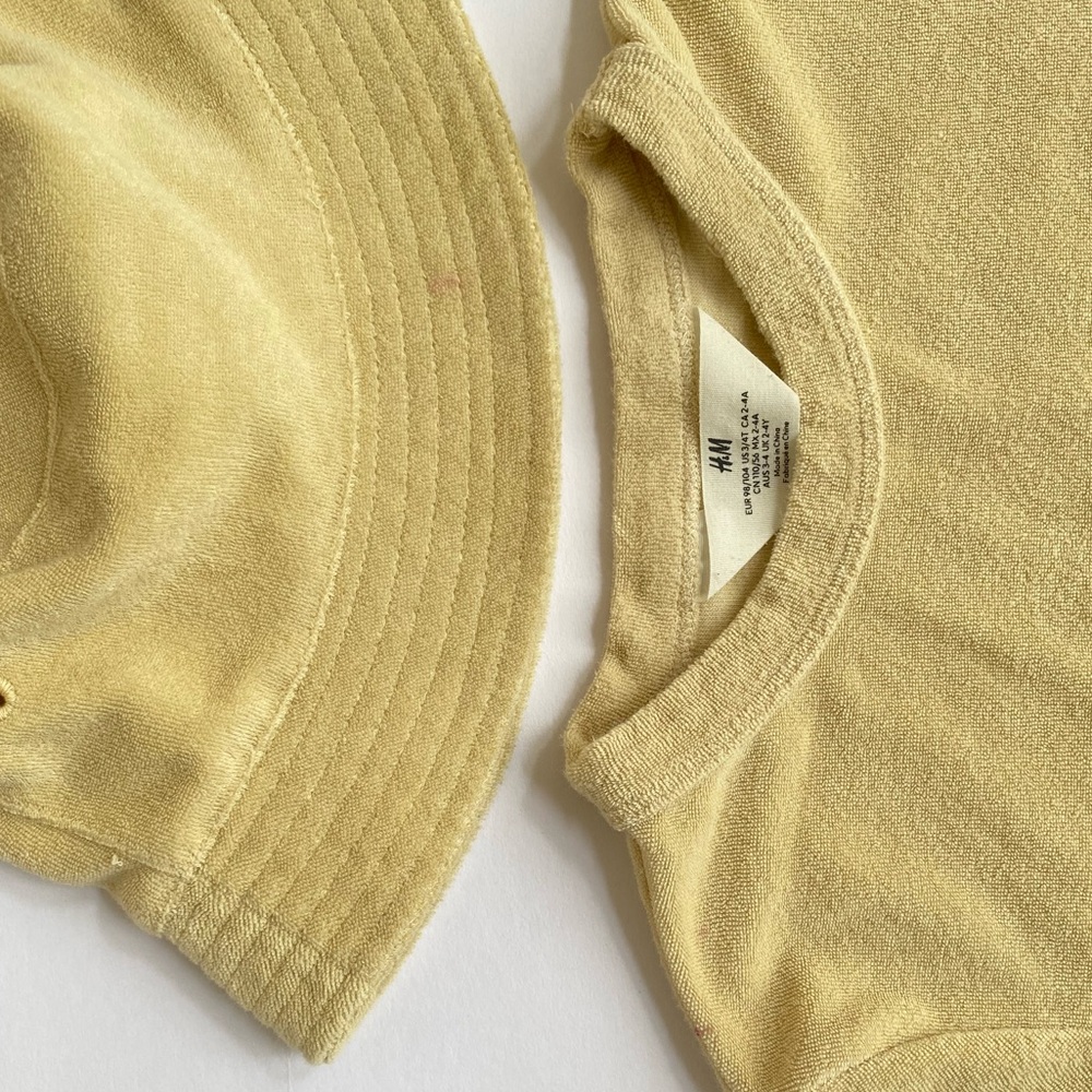 H&M Yellow Terry Set - Picture 6 of 7